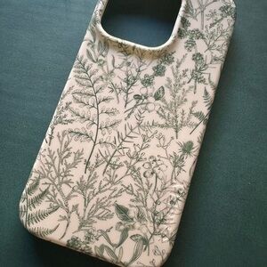 Apple Cream and Green Botanical Phone Case